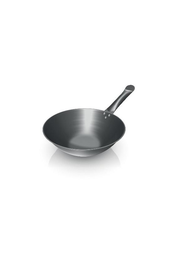 Round-bottom wok